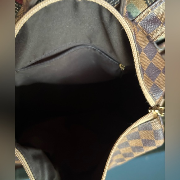 Checkered Brown Backpack - Picture 3 of 4